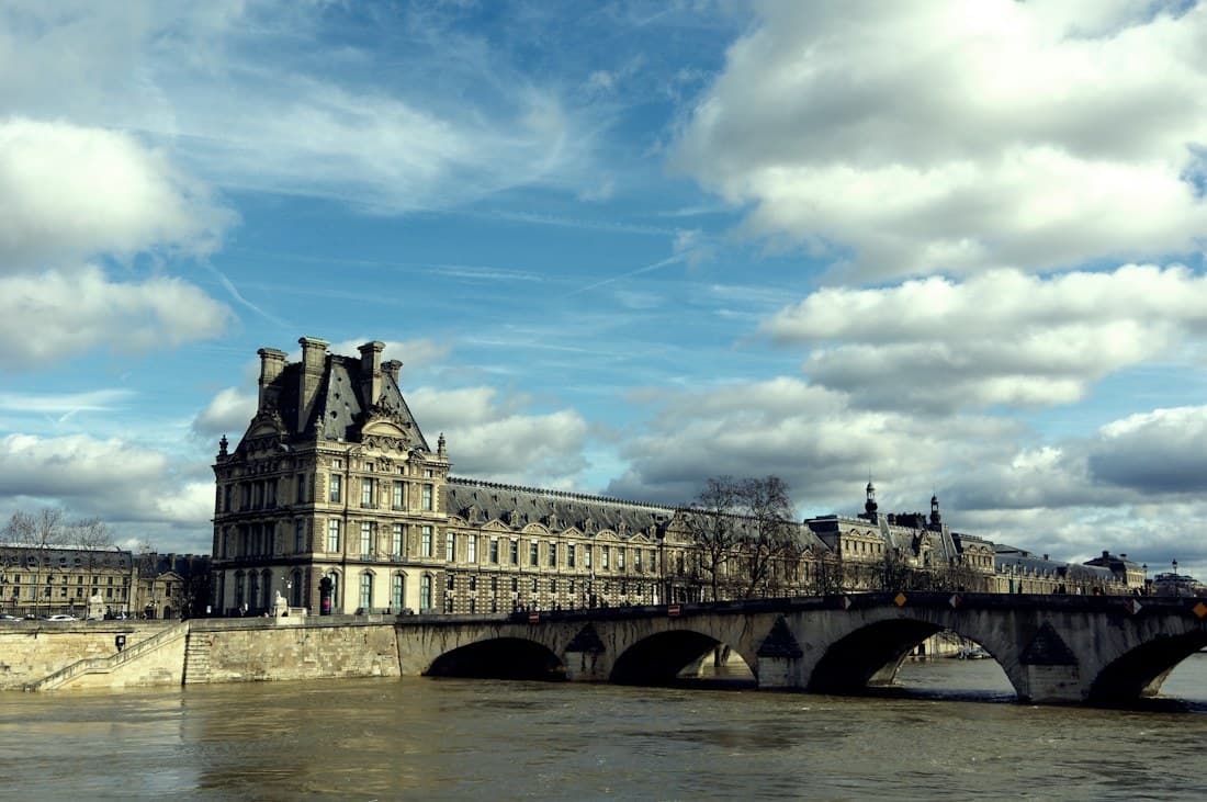 The Louvre beside the Seine